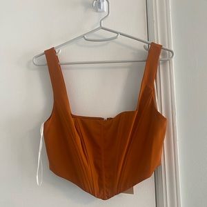NWT hello molly corset top